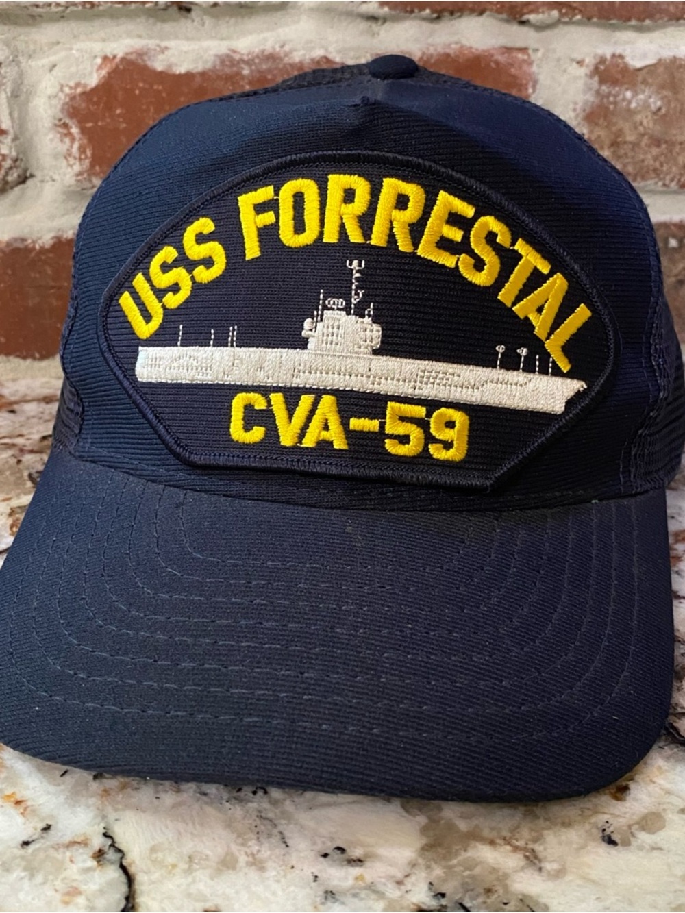 USS Forrestal CVA-59 Military Hat